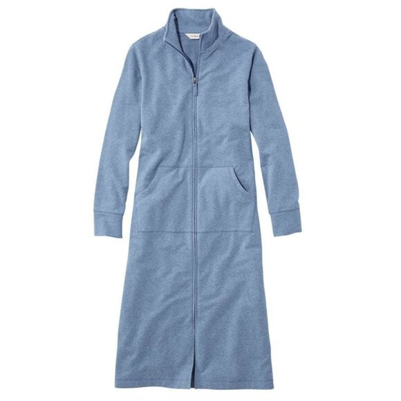 LL Bean Women's Ultrasoft Sweatshirt Robe - Picture 1 of 11